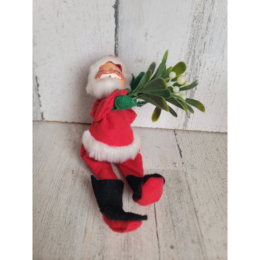 Annalee mistletoe Santa Claus vintage mobility doll Xmas home decor figure